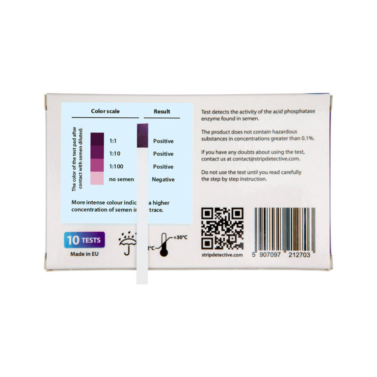 detection of semen - detekcja spermy wynik